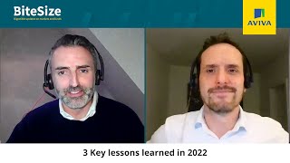 MAFs Bitesize 08.12.2022: 3 Key Lessons Learned in 2022
