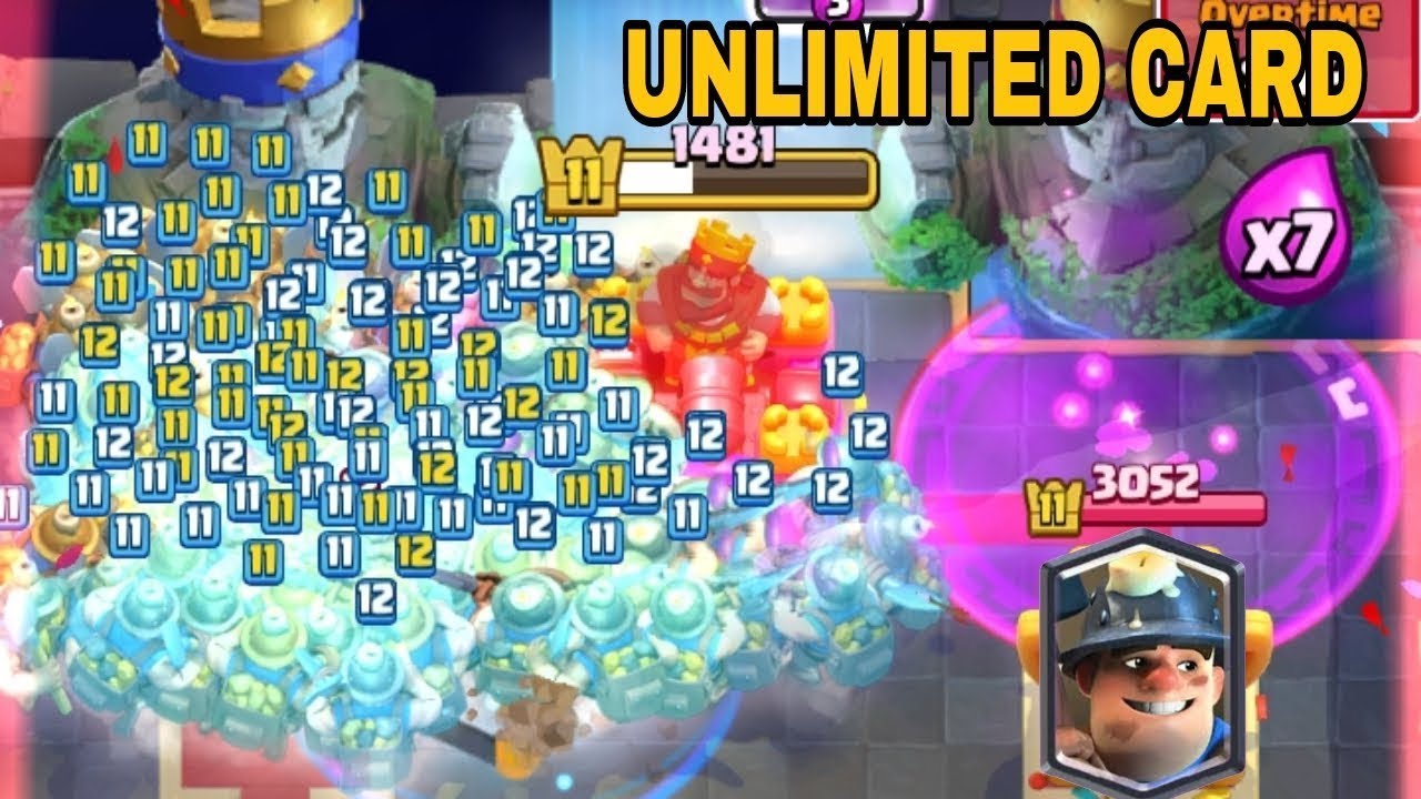 Clash Royale unlimited card
#clashroyale 
#gaming