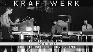 Kraftwerk Live 9/8/1981 Nakano Sunplaza Tokyo