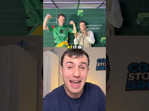 South African wins World Excel Championship 😂🔥🇿🇦 #southafrica #shorts