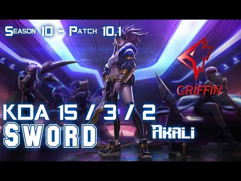 GRF Sword AKALI vs VLADIMIR Top - Patch 10.1 KR Ranked