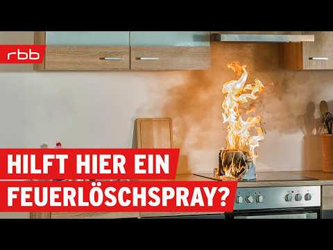 Feuerlöschsprays - Eine Alternative zu Feuerlöschern? | Verbrauchertipps | SUPER.MARKT