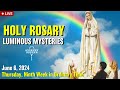 🔴 Rosary Thursday Luminous Mysteries of the Rosary June 6, 2024 Praying together