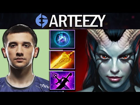 EG.ARTEEZY QUEEN OF PAIN WITH RADIANCE & 23 KILLS - DOTA 2 GAMEPLAY