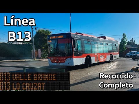 [Recorridos #47] Red Santiago B13 - Metropol/Alfa - A Tiempo Real Y A LAMPA