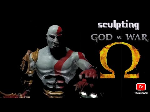 Sculpting GOD OF WAR | KRATOS - Step by Step Timelapse Tutorial 