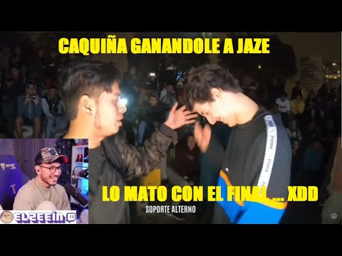 ZEIN SORPRENDIDO DE JAZE AL PERDER CONTRA CAQUIÑA ...😱 POR ESTO EL RAP ES BACANAZO ... 🤣