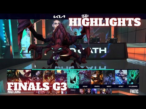 MAD vs FNC - Game 3 Highlights | Grand Finals LEC 2021 Summer Playoffs | Mad Lions vs Fnatic G3