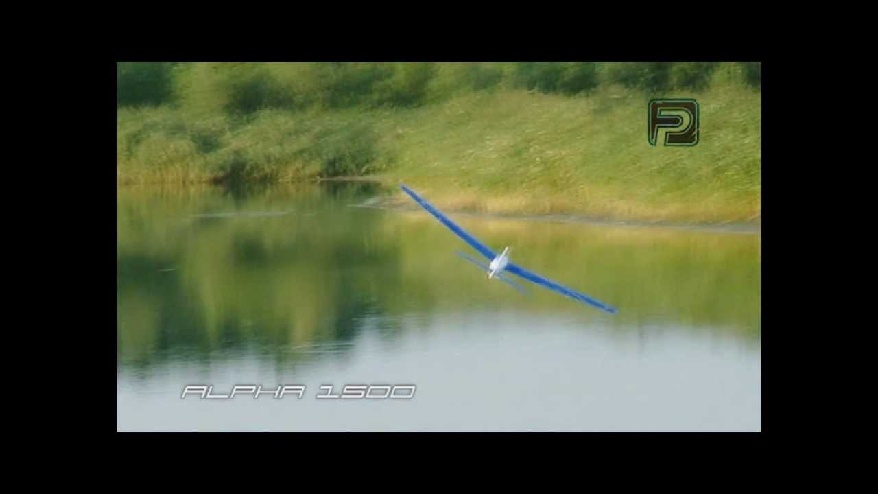 RC letadlo ALPHA 1500, mód2 - brushless