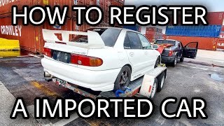 How To Register An Imported Car