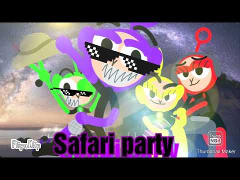 ROMAIN WORLD/ TELETUBBIES READY STEADY GO - SAFARI PARTY / SONG ANIMATION