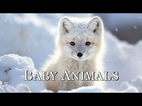 96 Hours Of Baby Animals In Winter Wonderland And Soothing Music for Relaxation