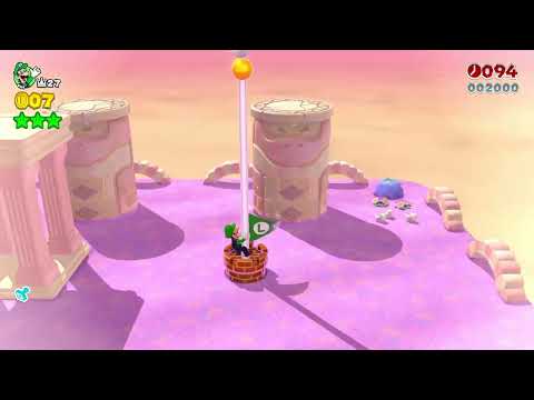 Super Mario 3D World (Switch) 3-4  Itemless Speedrun Time: 6 (TWR)