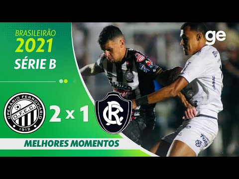 Gols e lances de Operário x Remo