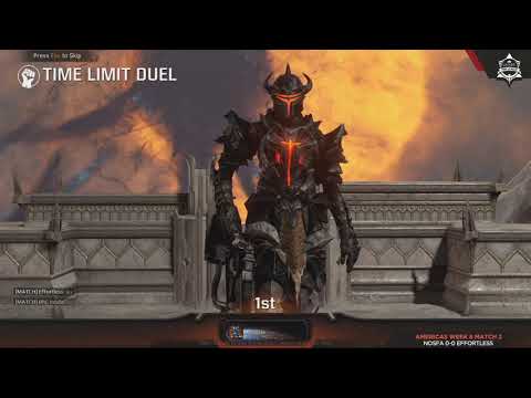 Nosfa vs effortless Quake Pro League Week 8 - USA