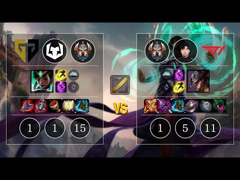 GEN Karis Karma vs T1 Canna Twisted Fate Mid - KR Patch 10.13