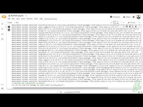 02 - NLP Tokenization with Spacy Part 1