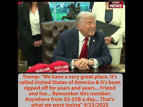 Trump: US been ripped off for years by Friend & foe $3-$5B a day
