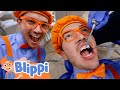 Blippi At The Dentist Learn Healthy Habits With Blippi Educational Videos For Kids