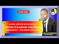 006 ALEVEL APPLIED MATHEMATICS DISCRETE RANDOM VARIABLES PROBABILITY FOR SENIOR 5 6