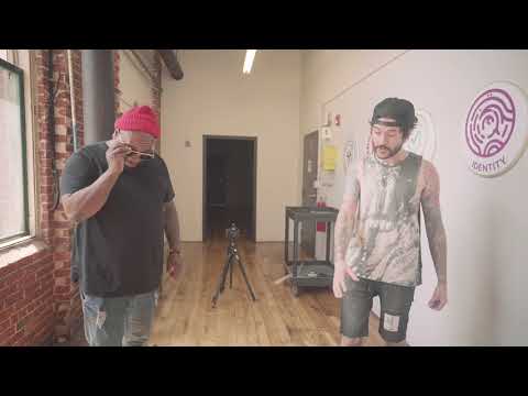 Charles Haynes picks up his new kit from the shop! | SJC Custom Drums