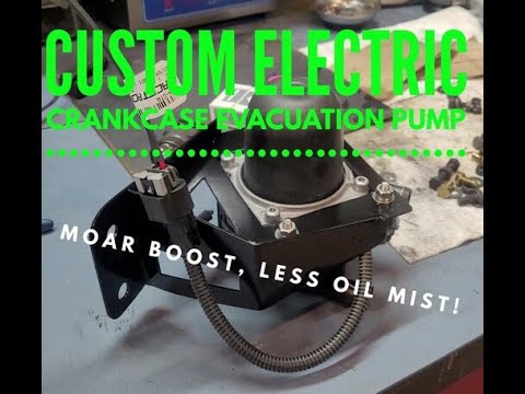 Installing a GM Electric Smog Pump as a Crankcase Evacuation Pump! Custom Install But Does It Work?