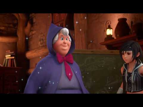 Fairy Godmother visits Final Fantasy Characters & Riku - Kingdom Hearts 3 ReMind DLC (Limit Cut)