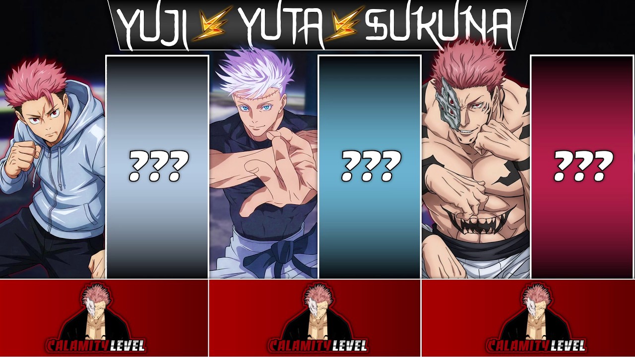 YUJI Itadori vs YUTA Okkotsu vs SUKUNA Ryomen Power Levels 2026 🔥 (Jujutsu KAISEN)