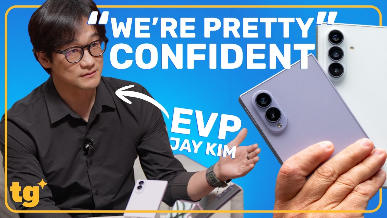 Samsung Isn&rsquo;t Afraid of the Foldable iPhone | Fold 8 Interview with EVP Jay Kim - YouTube