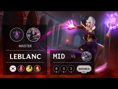 LeBlanc Mid vs Kassadin - KR Master Patch 9.7