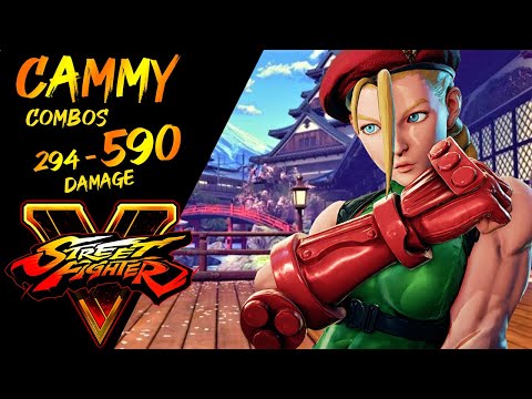 CAMMY Max Damage Combos [294 - 590] - SFV CE