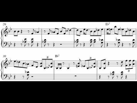 Wynton Kelly - Freddie freeloader | Piano solo transcription