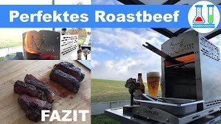 Perfektes Roastbeef mit Germatic Bull Burner / Steakgrill / Oberhitze Grill Test + Fazit / deutsch