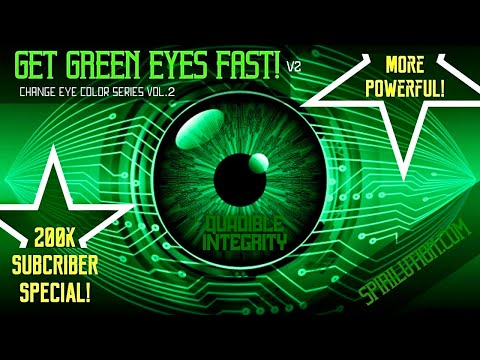 (GREEN EYES) ★Get Green Eyes Fast! v2 ★ (Change your Eye Color) (Results Amplifier & Super Charger)
