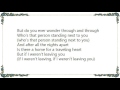 Indigo Girls - Leaving Lyrics