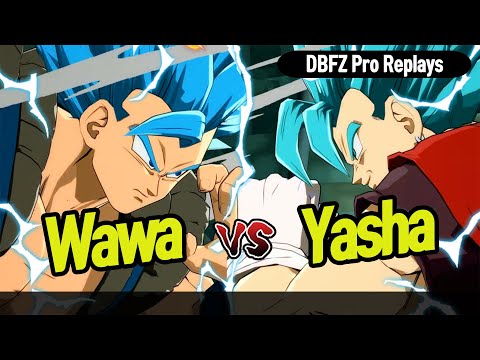 【DBFZ】 Wawa's Gogeta vs Yasha's Vegito , Wawa vs Yasha 【DBFZ Pro Replays】