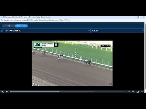 Bob Baffert's Nafisa Wins The G3 LA CANADA STAKES At Santa Anita On Sat Jan 24 2026