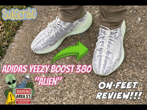 adidas yeezy boost 380 alien on feet