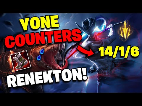 YONE COUNTERS RENEKTON NOW? RIOT NEEDS TO NERF LETHAL TEMPO ASAP! | Full Gameplay- League of Legends