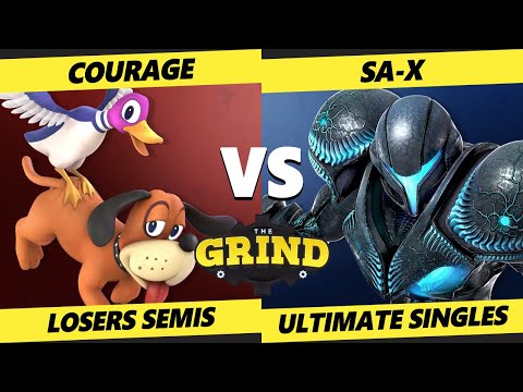 The Grind 147 Losers Semis - SA-X (Dark Samus) Vs. Courage (Duck Hunt) Smash Ultimate - SSBU