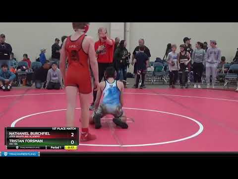 119 Lbs 1st Place Match - Tristan Forsman, Vici WC Vs Nathaniel Burchfiel, Apex Grappling Academy