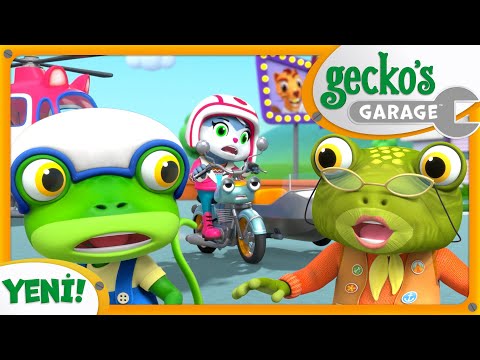 Çılgın Motorsiklet Macerası! 🏍️| YENİ 🐸 Gecko'nun Garajı - Çocuklar için Kamyonlar