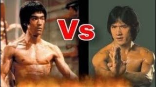 Джеки Чан VS Брюс ли. Лучшие бои и моменты