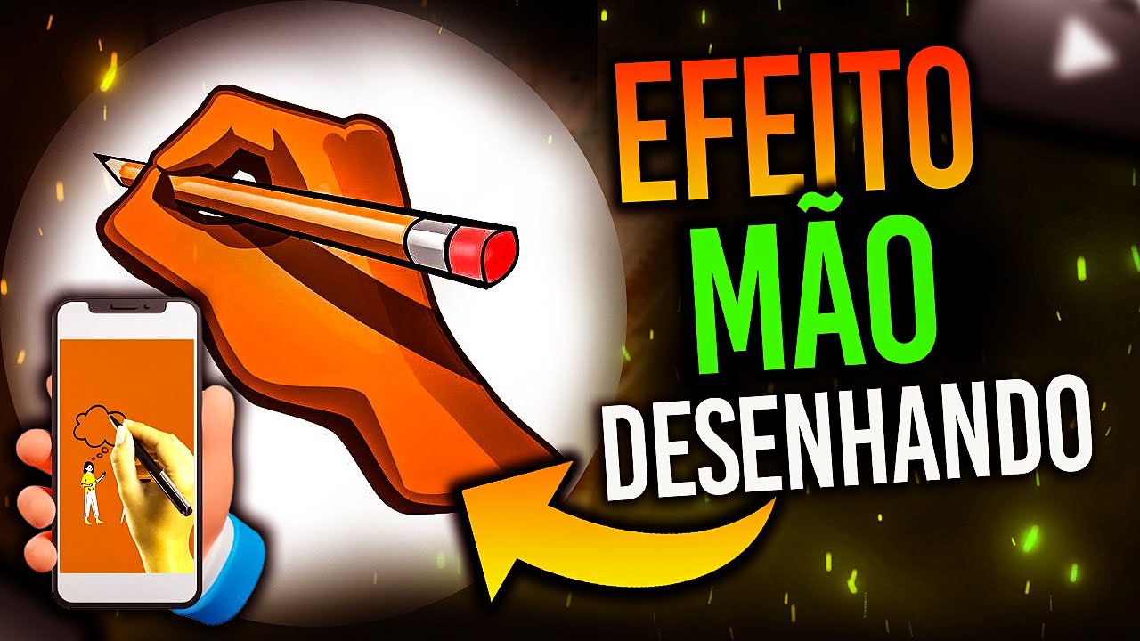 FÁCIL DEMAIS FAZER ESSE EFEITO DE MÃO DESENHANDO NO CELULAR.