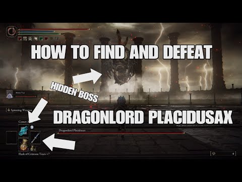 HIDDEN BOSS DRAGONLORD PLACIDUSAX LOCATION AND BEST STRATEGY TO BEAT HIM (ELDEN RING)