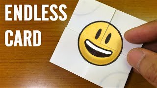 Tutorial EMOJI Transformations|Endless Card|Never Ending Card DIY #StayHome #WithMe