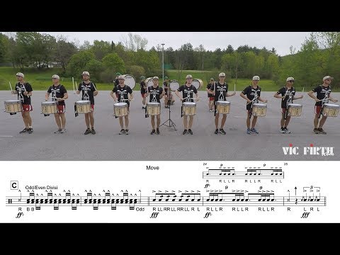 2019 Boston Crusaders Snares - LEARN THE MUSIC to "Part 2"