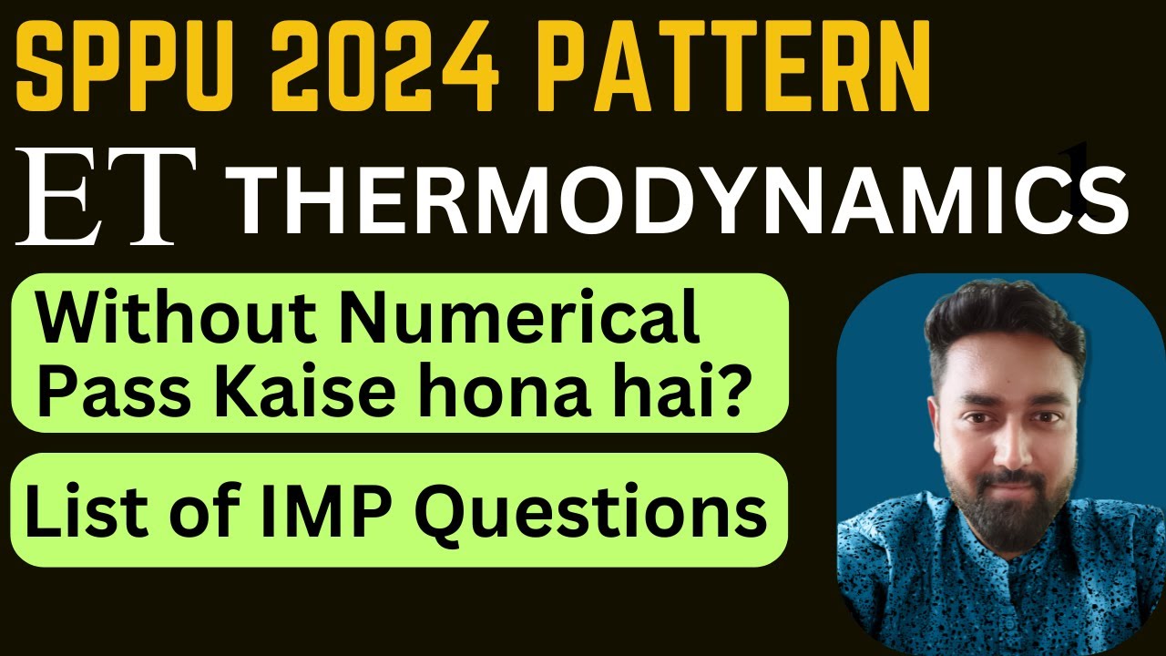 THERMODYNAMICS | HOW TO PASS WITHOUT NUMERICALS