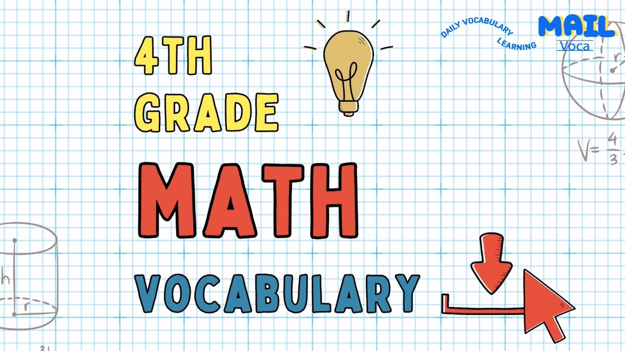 4th Grade Math Vocabulary You Must Know! | Free Review Sheet Included