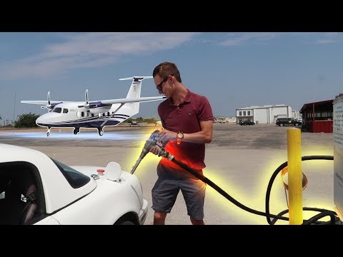 We Put AIRPLANE Fuel In Our Racecar! Video